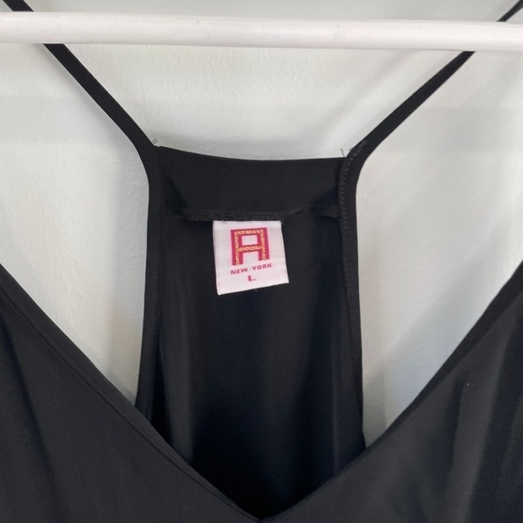 A New York Black Side Slit Lightweight Sleeveless Maxi Dress - Picture 4 of 8